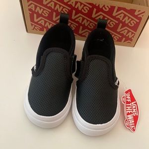 toddler vans size 6 perforated NWT slip on vans